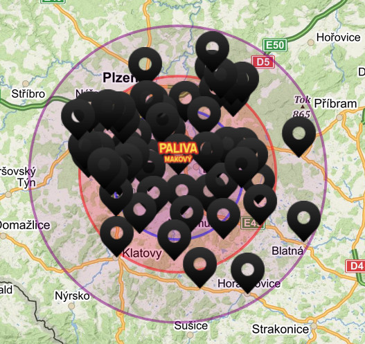 Rozvoz uhlí - Plzeňský kraj